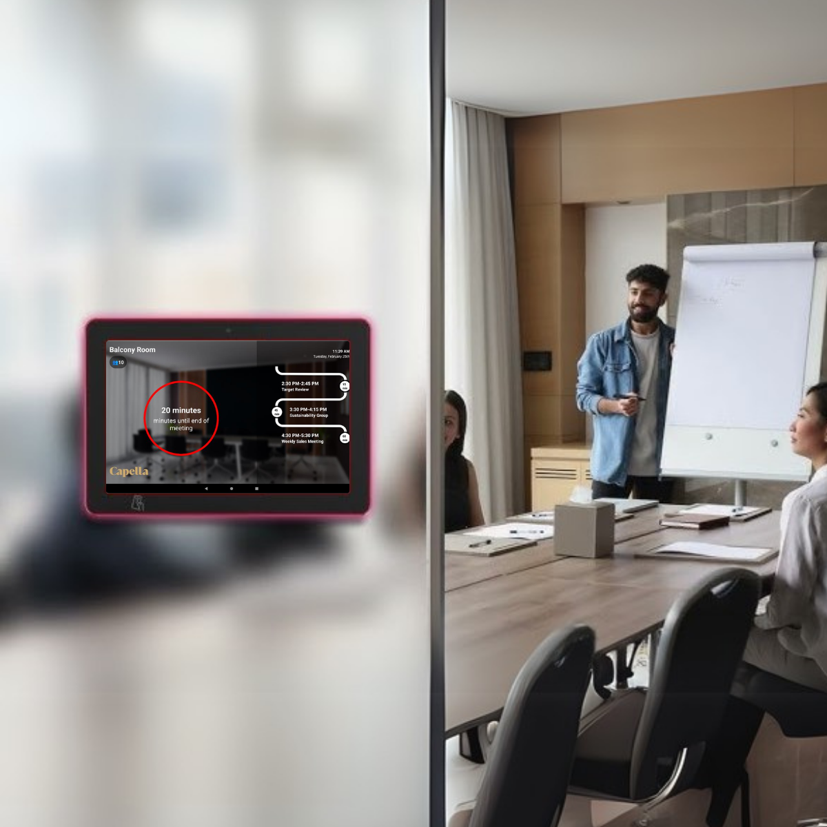 meeting room booking display